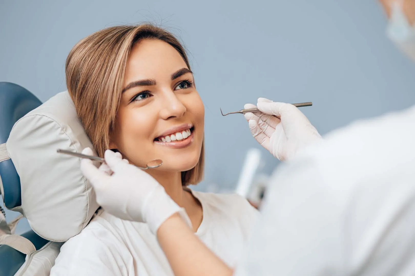 Preventive dental exam at Riverwalk Dental Group