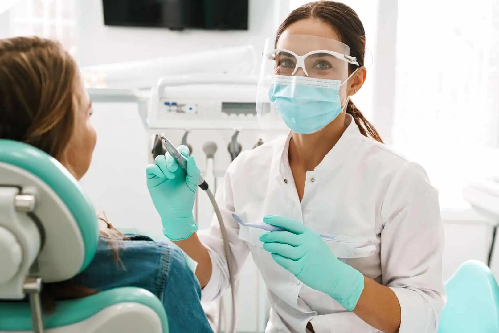 Professional dental cleaning at Riverwalk Dental Group