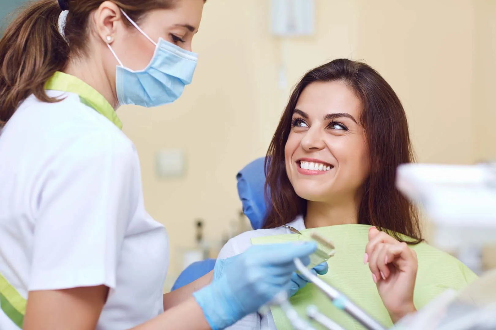 Ceramic dental crown restoration